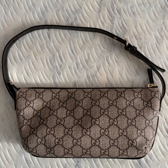Authentic Gucci Tattoo Collection Monogram Baguette Shoulder Bag - Picture 6 of 11